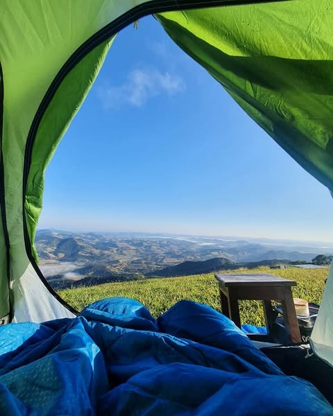 Camping sob as estrelas