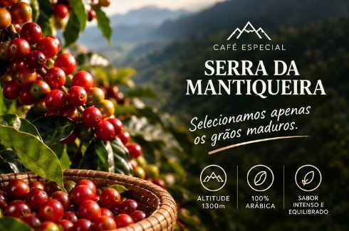 Café Especial Serra da Mantiqueira (Grão e Pó) 2 Café Especial Serra da Mantiqueira (Grão e Pó) - Imagem 2