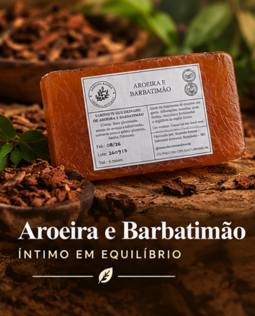 Sabonete Artesanal Aroeira e Barbatimão 2 Sabonete Artesanal Aroeira e Barbatimão - foto 2