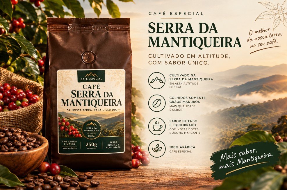 Café Especial Serra da Mantiqueira (Grão e Pó) 1 Café Especial Serra da Mantiqueira (Grão e Pó)