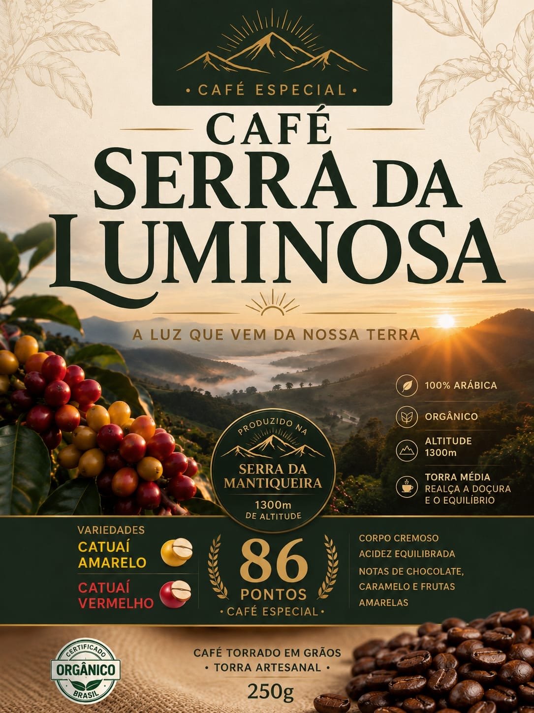 Café Especial Serra da Luminosa (Grão ou moído) 1 Café Especial Serra da Luminosa (Grão ou moído)