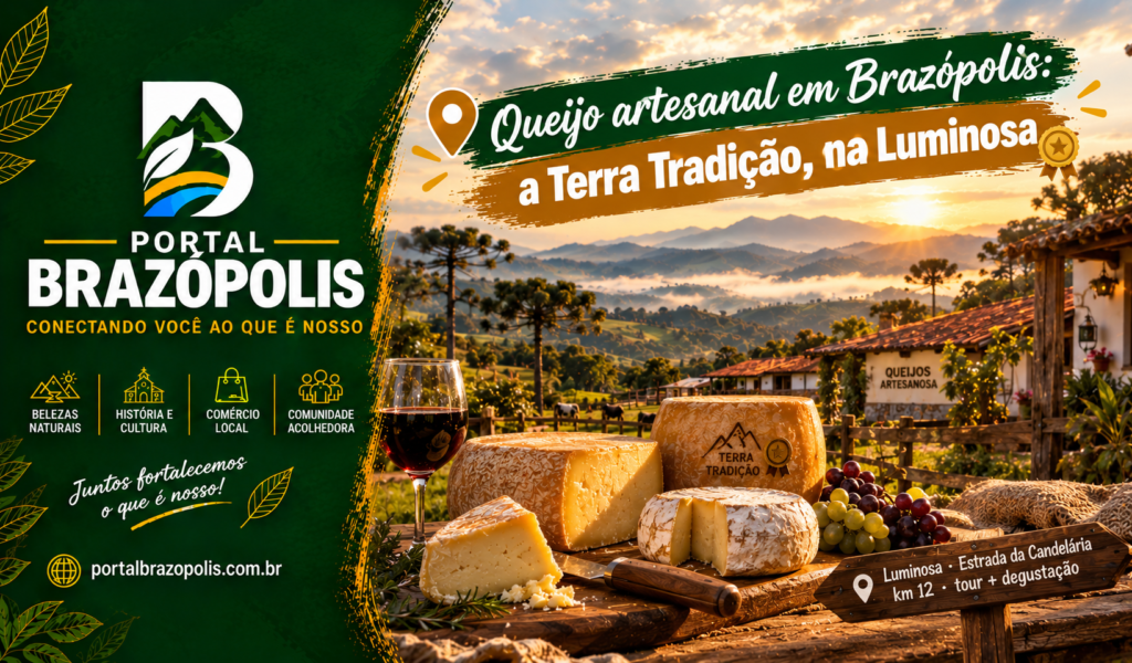 Queijo artesanal em Brazópolis: a Terra Tradição, na Luminosa 1 Queijos Artesanais em Brazopolis