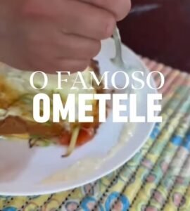 Omelete restaurante Oasis Caminho da fé